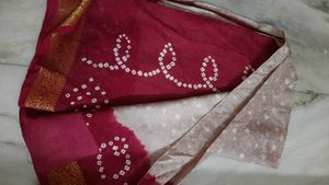 Traditional Bandhni Silk Saree