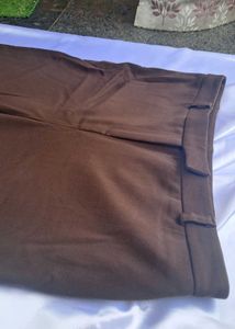 Brown Wide Leg Pants - 22