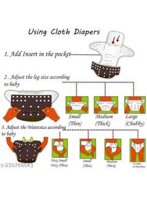 baby cloth washable reuseable diapers