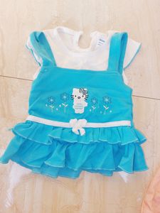 O To 6month Old Baby Girl Dress.only New,not Used,without Price Tag,very Soft Material