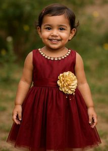 Adorable Girls' Party Dresses - Set of 2