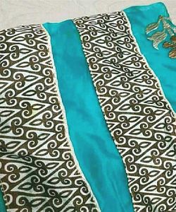 Sea Green Tissue silk Saree