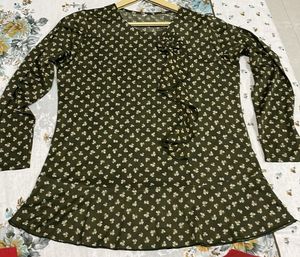 Women Semi Peplum Top
