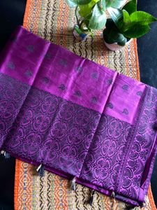 MIX SILK saree With “Assamese Japi” Design
