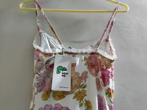 Off White Newme Floral Maxi Dress