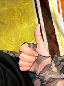 Camo mesh Long Sleeve Top (Brand new)