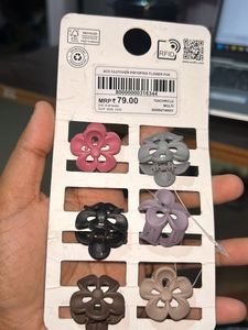 Flower Hair Claw Clips