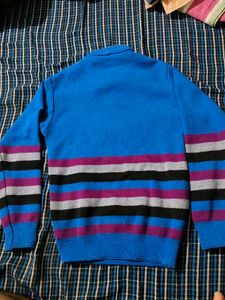 Striped Turtleneck Sweater