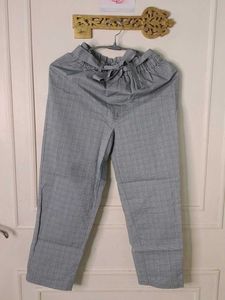 Gray Casual Pants