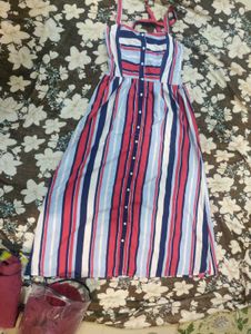 Chic Striped Maxi Sundress