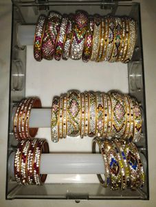 Pure Hyderabadi Wedding Bangles| Heavy Stone Work