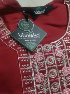 Red Kurta Set