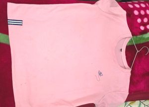 Pink Casual T-Shirt