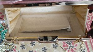 Beautiful Clutch With Side Chain