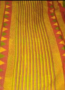 Geometric Print Saree