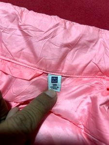 Kids Pink Puffer Sleeveless Jacket