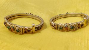 It's Very Beautiful Bangles Meena Work