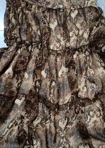 Brown Earthy/forestcore Dress