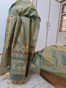 Organza Silk Dual Color Saree