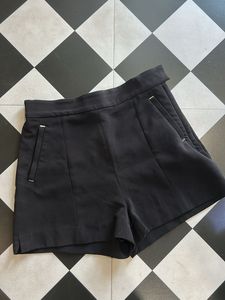 H&amp;M Black High-Waisted Shorts