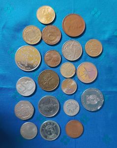 Foreign Coins USA, UK, UAE(Dubai), Malaysia, Spain