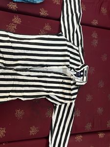 Striped Long Sleeve Button Down Shirt