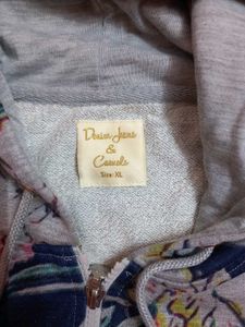 Sweatshirt With Hoodie  For Girls
