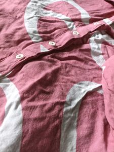 Pink &amp; White Button Down