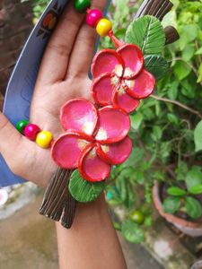 Handmade Clay Floral Necklace