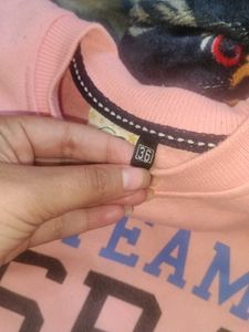 USPA Pink Graphic Sweatshirt