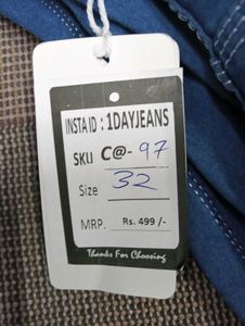 C@97 Size-32 Slim Jeans
