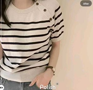 New With Tag Zara Knit Stripped Pullover