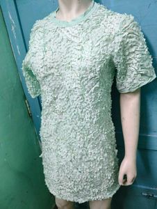 Textured Green Bodycon