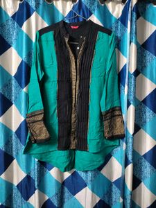 High Low Top  With Full Sleeves