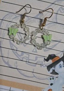 ~ Mint Loops Earrings~