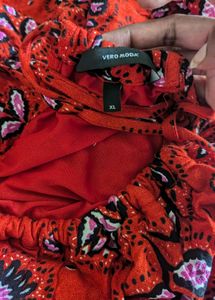 VERO MODA Women Maxi Red Dress