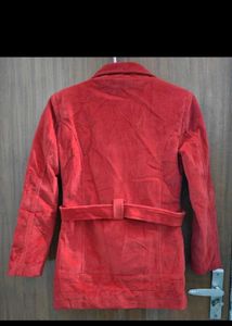 Red Velvet Blazer