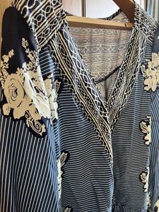Floral Print Long Sleeve Dress- Size M