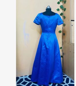 Elegant Blue Maxi Dress