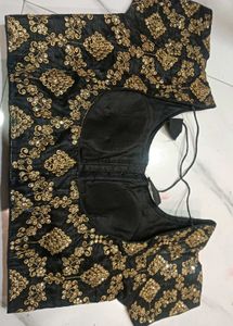 NEW Embroidered Velvet Blouse