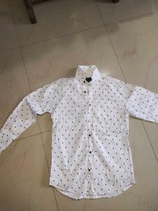 White Dotted Shirt