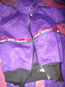 Purple Kids Tracksuit Set