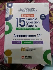 Accountancy 12th Sample Paper