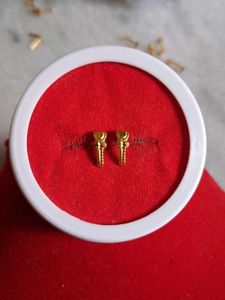 Gold Stud Earrings 18crt