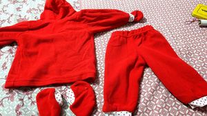 Cute Red Baby Outfit