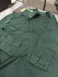 Dark Green Shirt for men