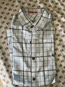 Arrow Plaid Button-Down Shirt
