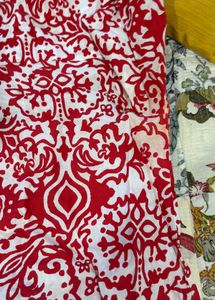 Red &amp; White Kurta