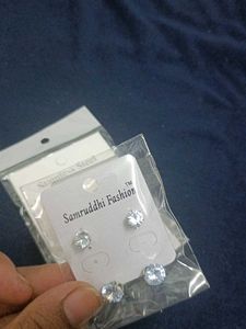 Heart Necklace Set &amp; Diamond Earrings