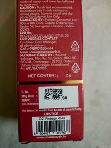 Mamaearth Luxe Matte Lipstick